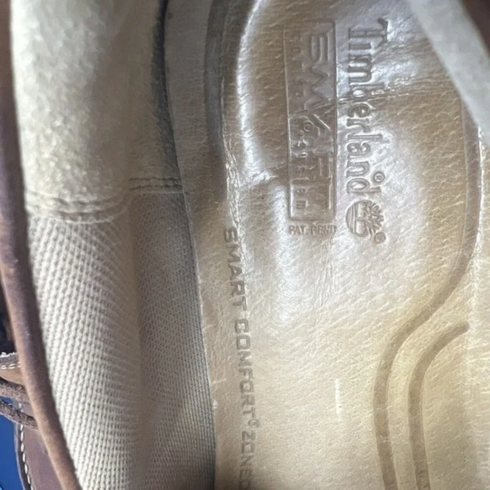 Timberland Earthkeepers Cupsole 3 Eye Brown Leather Men's 11.5‎ Boat Shoes 72565